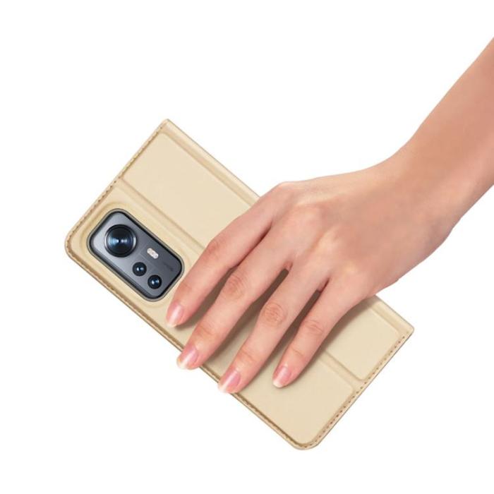 Dux Ducis - DUX DUCIS Skin Series Plånboksfodral Xiaomi 12/12X - Guld