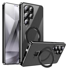 OEM - Mobilskal f&ouml;r Samsung Galaxy S26 Ultra Magnetiskt Kickstand PC - Svart