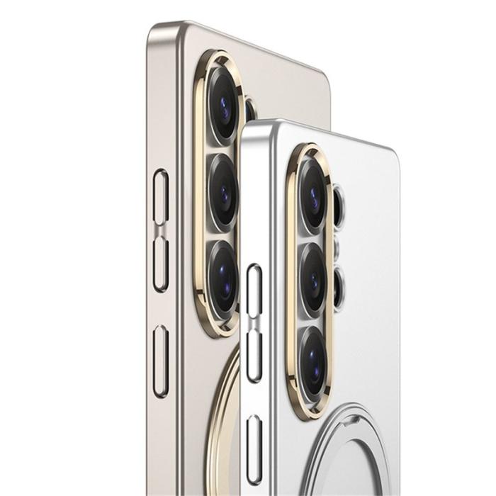 GKK - GKK Mobilskal för Samsung Galaxy S26 Ultra Magnetiskt Kickstand PC - Titan Svart