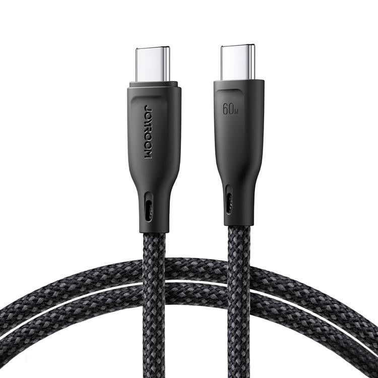 Joyroom USB-C till USB-C kabel 60W 1m Multi-Color - Svart | 3541 | AlltMobil