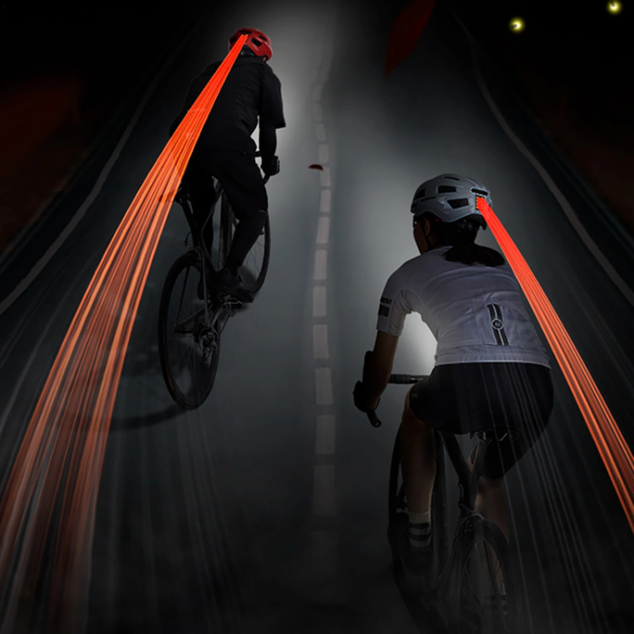 Rockbros - Rockbros Cykelhjälm med Inbyggt Lampa - Rosa