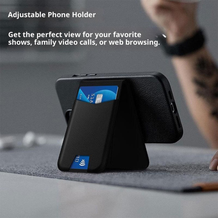 Mutural - Mutural Korthållare Magsafe med Find My-funktion Anti-Lost - Svart