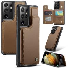 Caseme - CASEME C22 Fodral f&ouml;r Samsung Galaxy S21 Ultra 5G - Brun