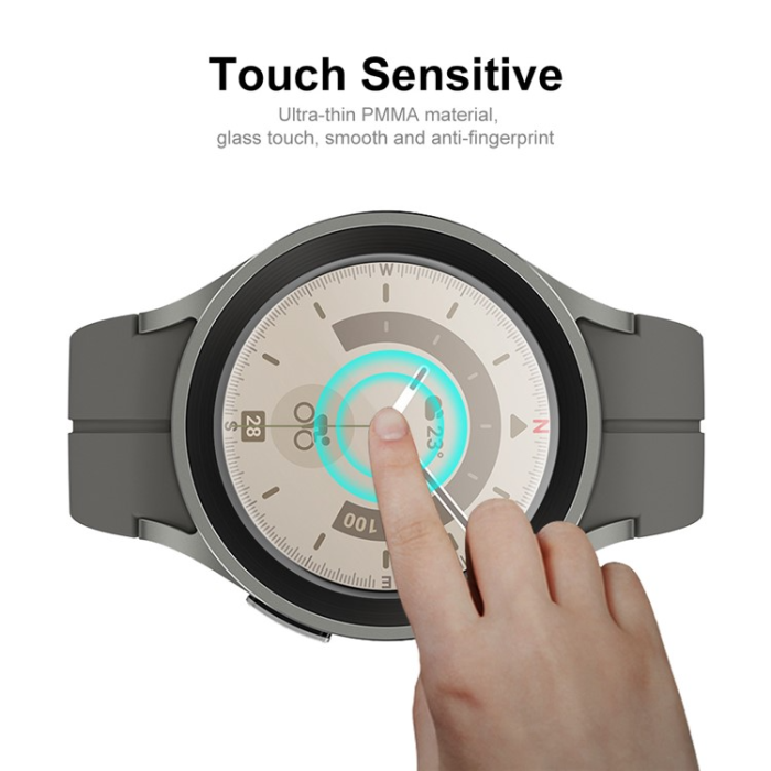 HAT PRINCE - [2-PACK] ENKAY Galaxy Watch 5 Pro (45mm) Härdat Glas Skärmskydd