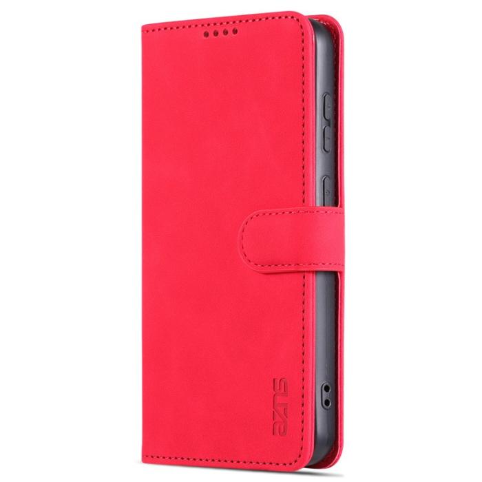 AZNS - AZNS Samsung Galaxy S23 FE Plånboksfodral Slim Konstläder - Röd