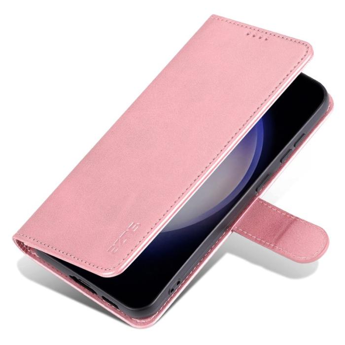 AZNS - AZNS Samsung Galaxy S23 FE Plånboksfodral Slim Konstläder - Roséguld