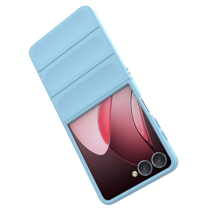 A-One Brand - Galaxy Z Flip 7 Mobilskal Anti-Drop TPU Rugged - Babyblå