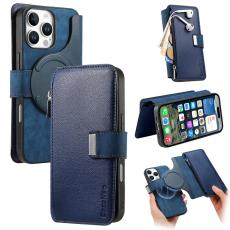 CASENEO - CASENEO MW-02 iPhone 16 Pro Max Pl&aring;nboksfodral Konstl&auml;der - Bl&aring;