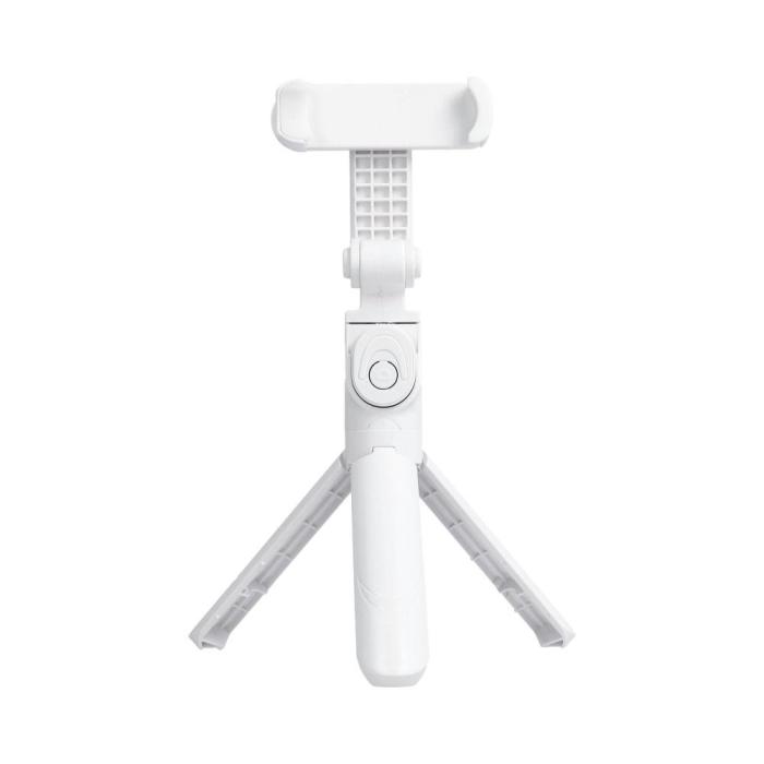 Forcell - Combo Bluetooth Selfiestick med Stativ och Fjärrkontroll - Vit