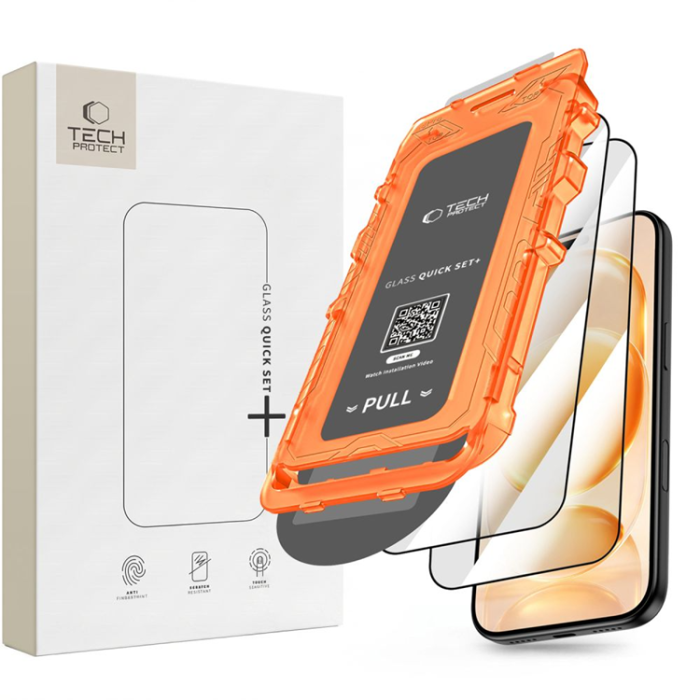 Tech-Protect - [2-Pack] Tech-Protect Härdat Glas Skärmskydd för iPhone 18 Pro Max - Svart
