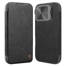 Nillkin - NILLKIN Qin Prop Series iPhone 16 Pro Max Konstl&auml;der fodral Svart