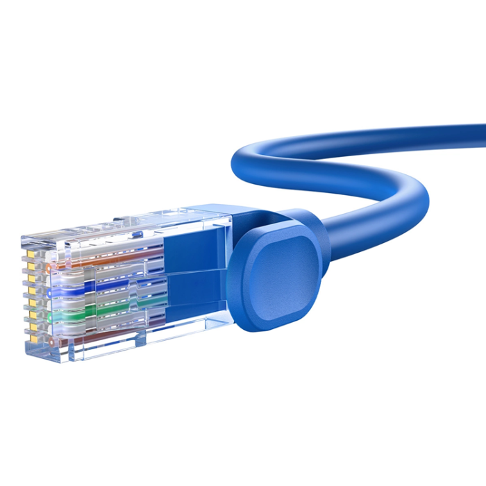 BASEUS - Baseus Cat 6 RJ-45 Ethernet-kabel 1000 Mb/s 3 m - blå