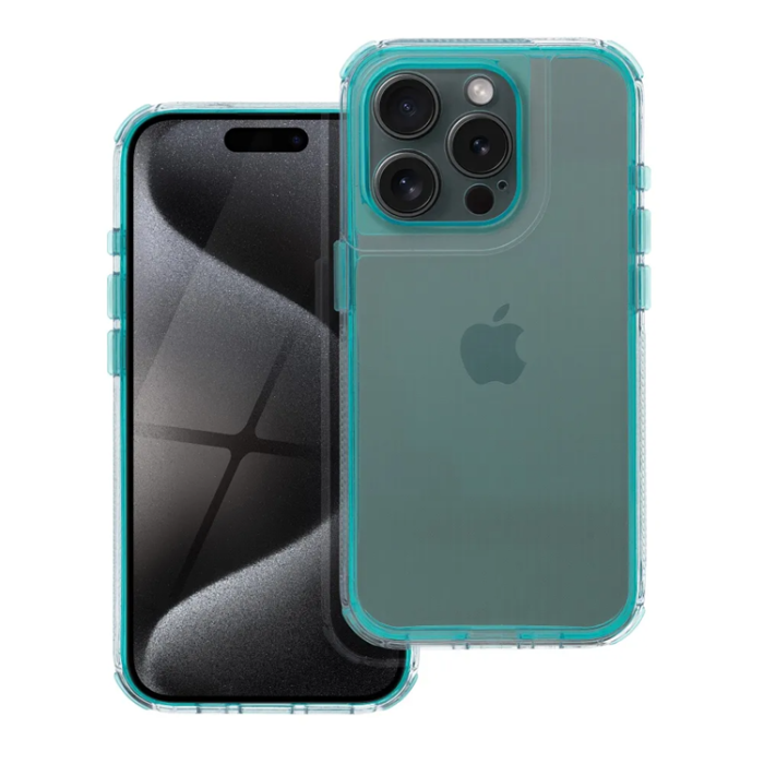 A-One Brand - iPhone 17 Mobilskal Matrix Clear - Mint