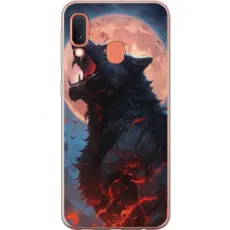 Gustaf - Mobilskal till Samsung Galaxy A20e med Ylande varg