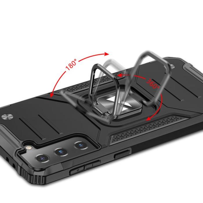 Wozinsky - Wozinsky Ring Armor Skal Galaxy S22 Plus - Svart