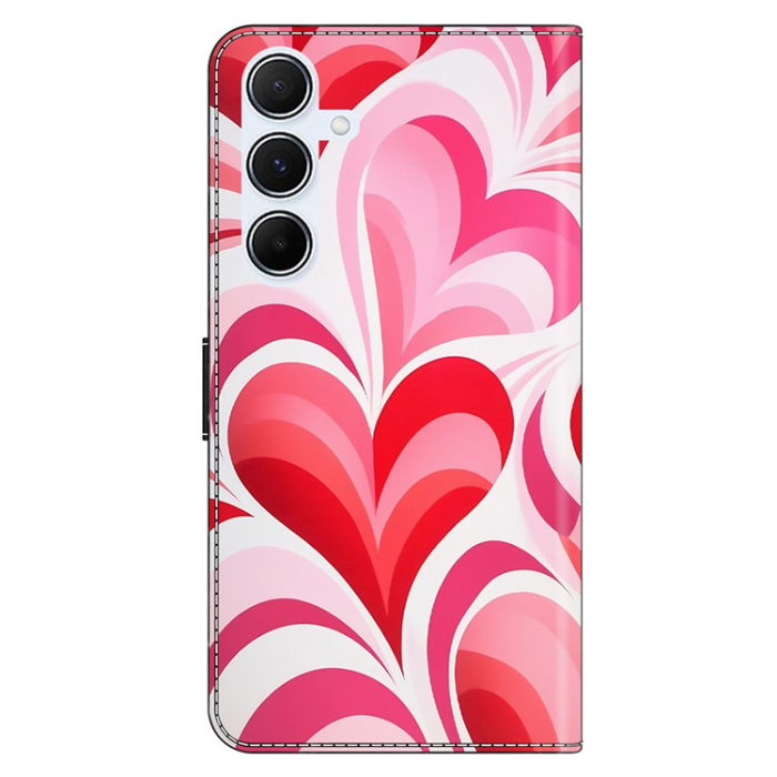 A-One Brand - Galaxy A17 5G Plånboksfodral Pattern Printing - Love