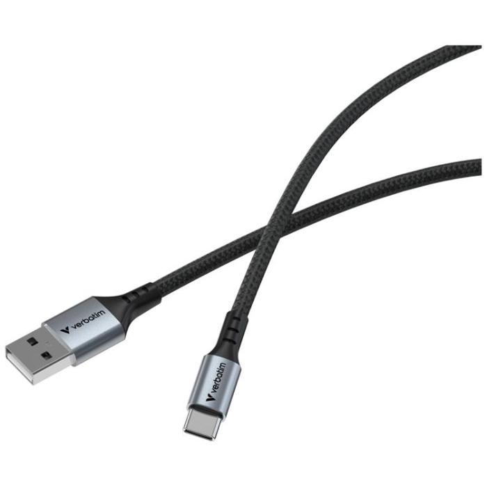 Verbatim - Verbatim USB-A Till USB-C Kabel 120cm Sync & Charge - Svart