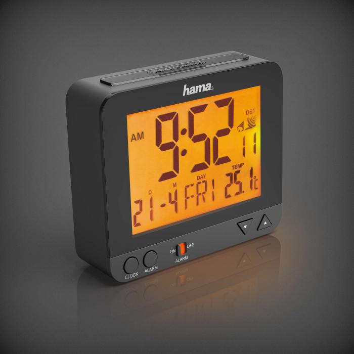 UTGATT - HAMA Väckarklocka RC550 Radio - Svart
