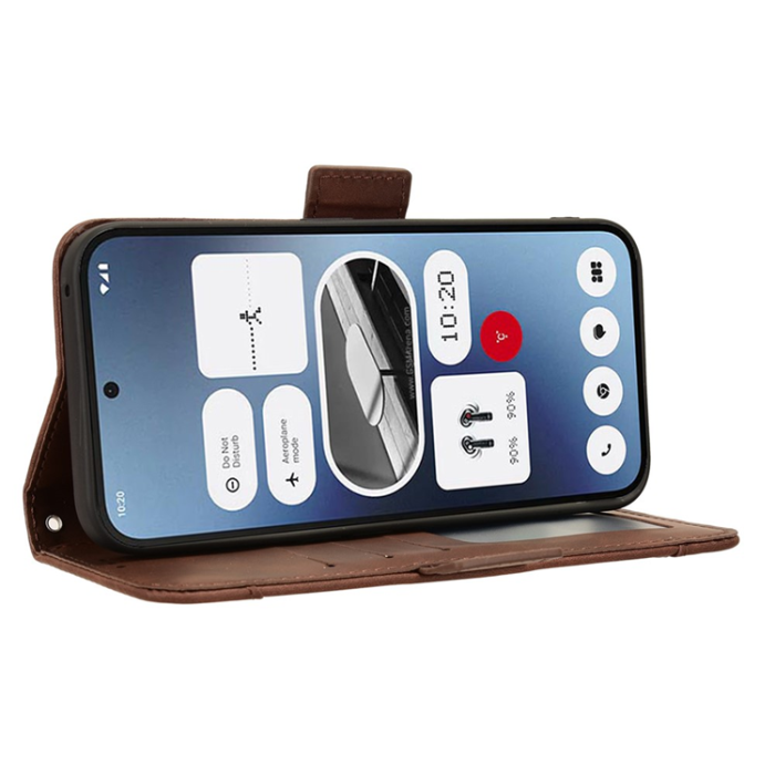A-One Brand - Nothing Phone (2a) Plus/(2a) Plånboksfodral Läder - Brun