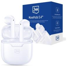 3MK - 3MK TWS In-Ear Trådlösa Hörlurar Bluetooth 5.4 Movepods - Vit