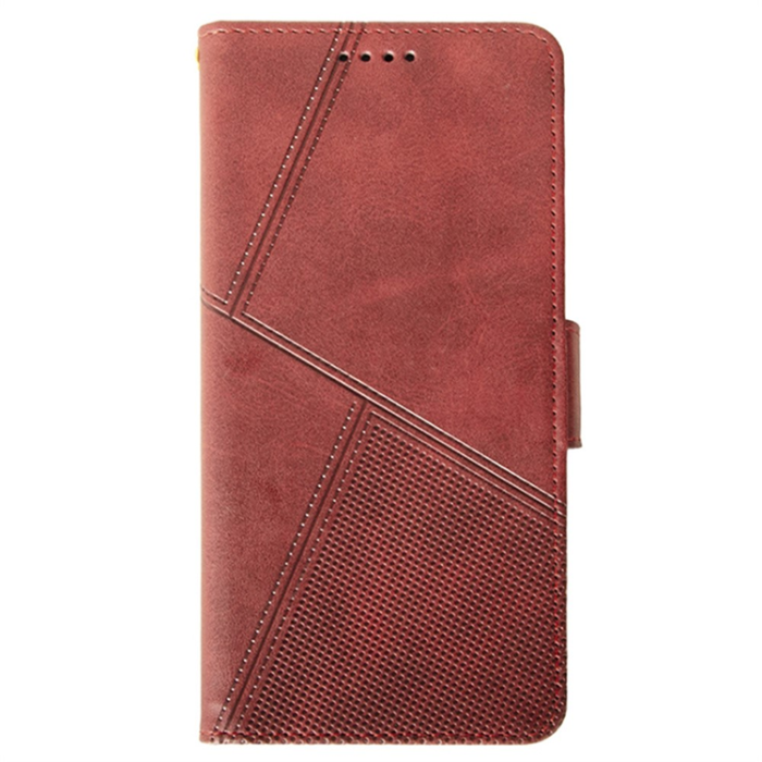 IDEWEI - IDEWEI OnePlus 15 5G Plånboksfodral Calf Texture Läder - Röd