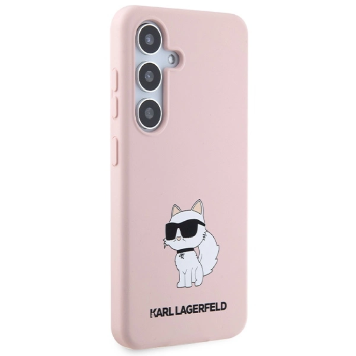 KARL LAGERFELD - Karl Lagerfeld Galaxy S24 Mobilskal Silikon Choupette - Rosa