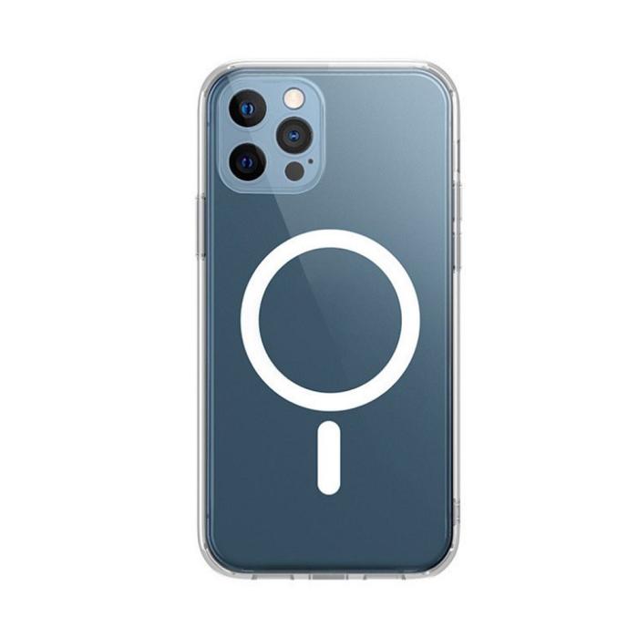 OEM - iPhone 13 Mini Skal Clear Magsafe Hårdplast Transparant