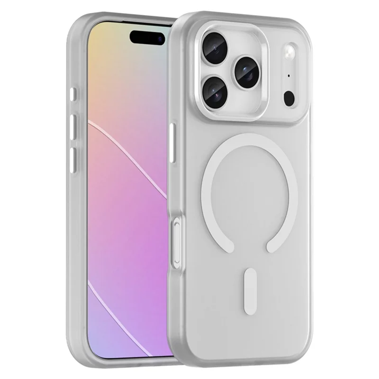 iPhone 17 Pro Mobilskal MagSafe Matte Translucent - Vit | 2353 | AlltMobil