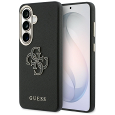 Guess - Guess Mobilskal F&ouml;r Galaxy S26 MagSafe Grained Big 4G Metal Logo