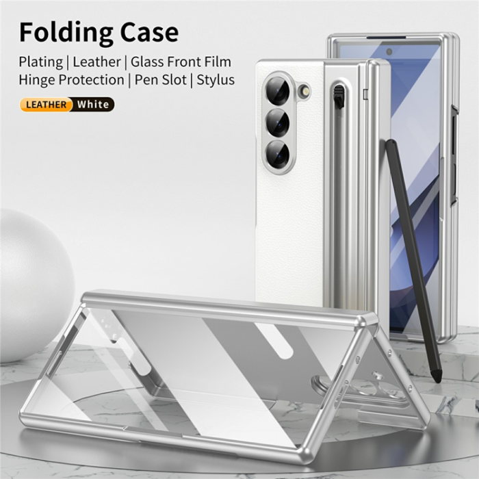 A-One Brand - Galaxy Z Fold 7 Mobilskal Matte Electroplated - Vit