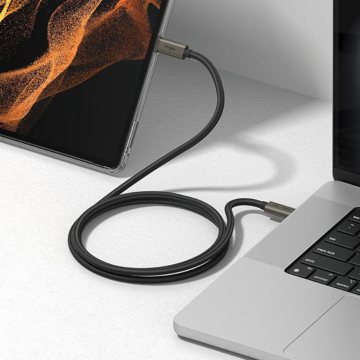 Ringke - Ringke USB-C till USB-C kabel 2m - Svart