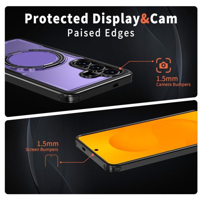 OEM - Mobilskal till Samsung Galaxy S26 Magnetiskt TPU + PC Skydd - Lila