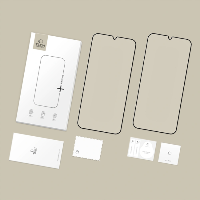 Tech-Protect - [2-Pack] Tech-Protect Xiaomi Redmi 15C Härdat glas Skärmskydd - Svart