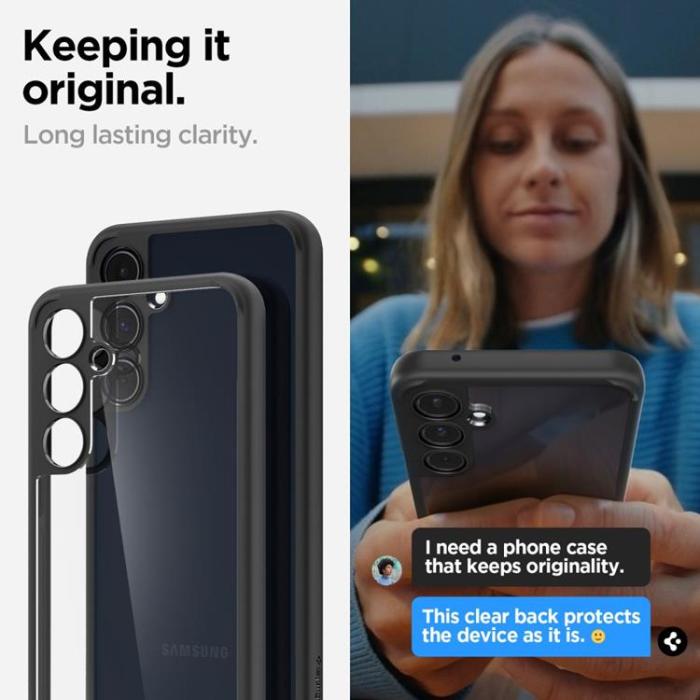 Spigen - Spigen Galaxy A55 5G Mobilskal Ultra Hybrid - Matte Svart