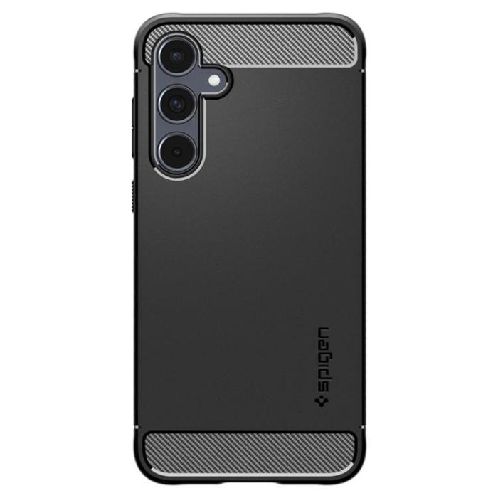 Spigen - Spigen Galaxy A55 5G Mobilskal Rugged Armor - Svart