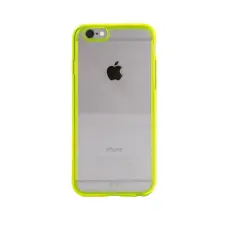 Xqisit - Xqisit iPlate Odet Skal till iPhone 6 / 6S - Lime/Transparent