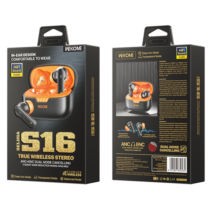 WEKOME - WEKOME TWS Trådlösa Bluetooth Hörlurar In-ear Beluga S16