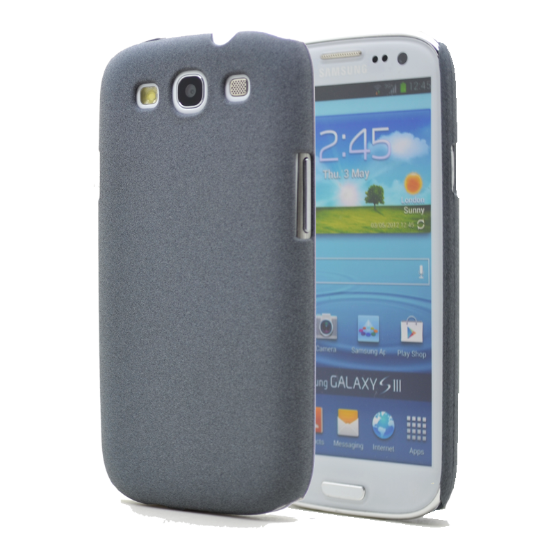 Baksidesskal till Samsung Galaxy S3 i9300 - Sand - Grå | 2353 | AlltMobil