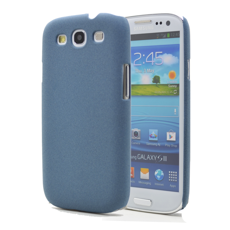 Baksidesskal till Samsung Galaxy S3 i9300 - Sand - Blå | 2353 | AlltMobil