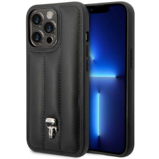 UTGATT5 - Karl Lagerfeld iPhone 14 Pro Skal Puffy Ikonik Pin - Svart