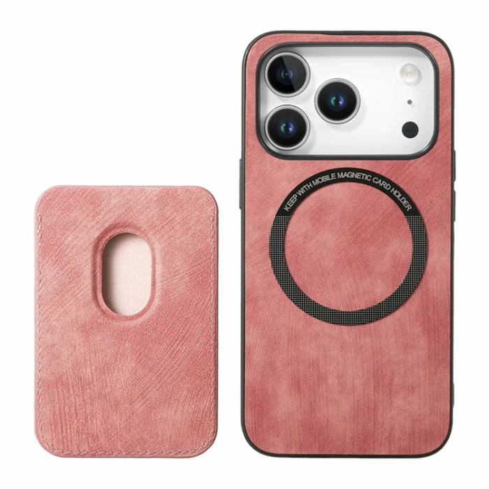 A-One Brand - iPhone 17 Pro Max Mobilskal Retro Detachable - Rosa
