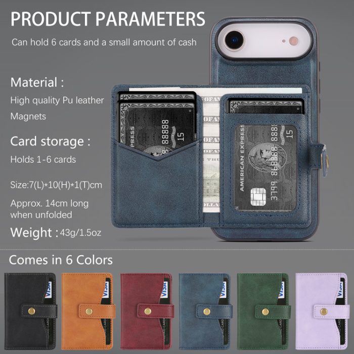 A-One Brand - iPhone Air Mobilskal MagSafe Detachable Korthållare