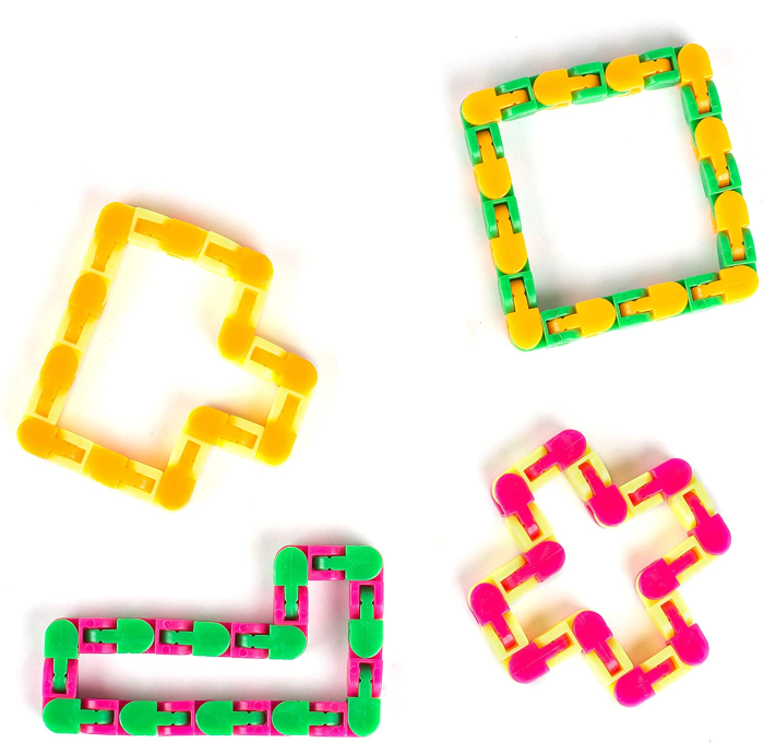 UTGATT1 - Wacky Tracks - Sensory Fidget Toy - Grön/Orange