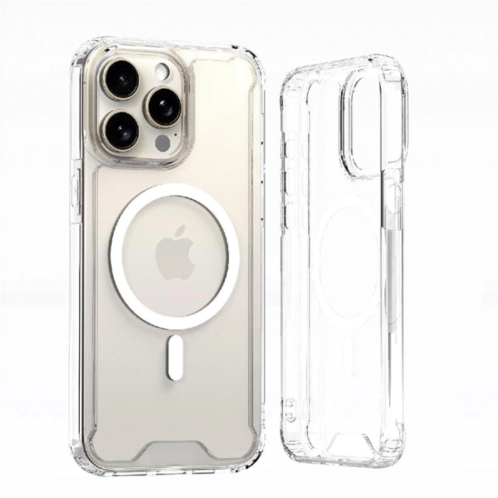 OEM - iPhone 16 Mobilskal Magsafe Clear Corner - Transparent