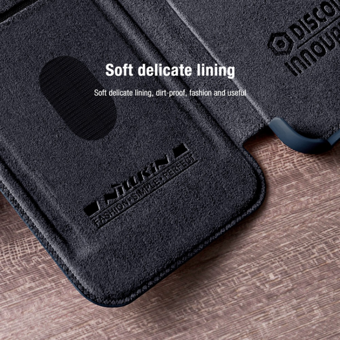 Nillkin - Nillkin Galaxy S23 Plus Plånboksfodral Qin Pro - Svart
