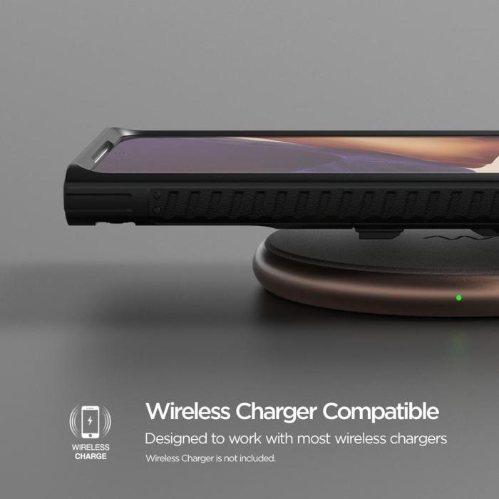 VERUS - VRS DESIGN Damda QuickStand Skal Galaxy Note 20 - Svart