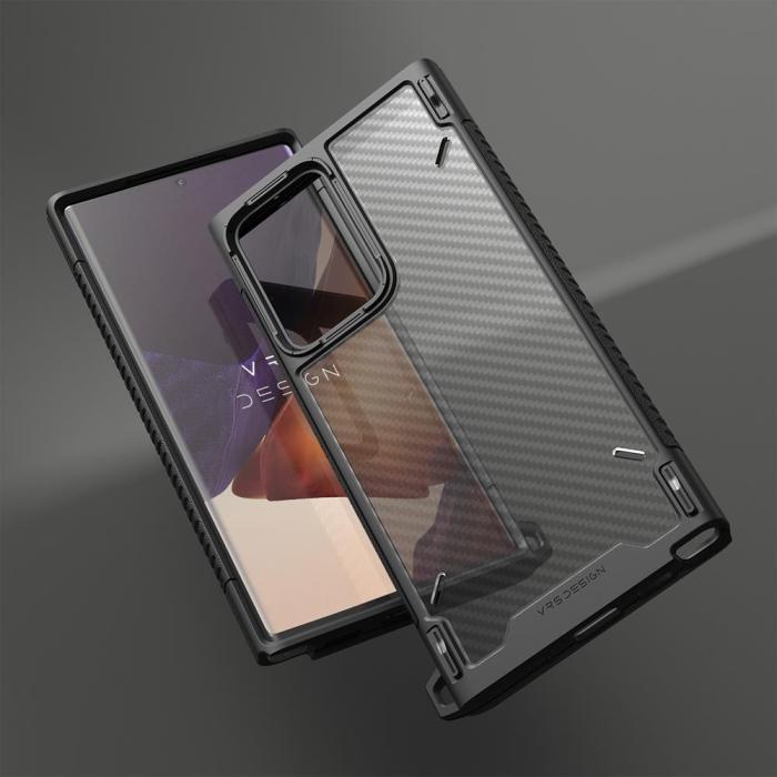 VERUS - VRS DESIGN Crystal Mixx Pro Skal Galaxy Note 20 Ultra - Svart