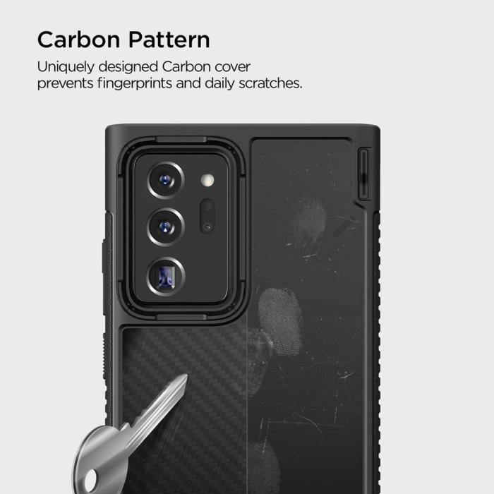 VERUS - VRS DESIGN Crystal Mixx Pro Skal Galaxy Note 20 Ultra - Svart