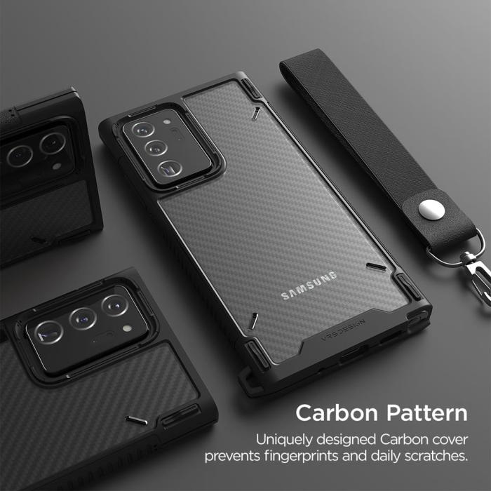 VERUS - VRS DESIGN Crystal Mixx Pro Skal Galaxy Note 20 Ultra - Svart