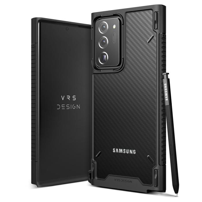 VERUS - VRS DESIGN Crystal Mixx Pro Skal Galaxy Note 20 Ultra - Svart